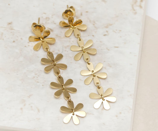 Flower earrings