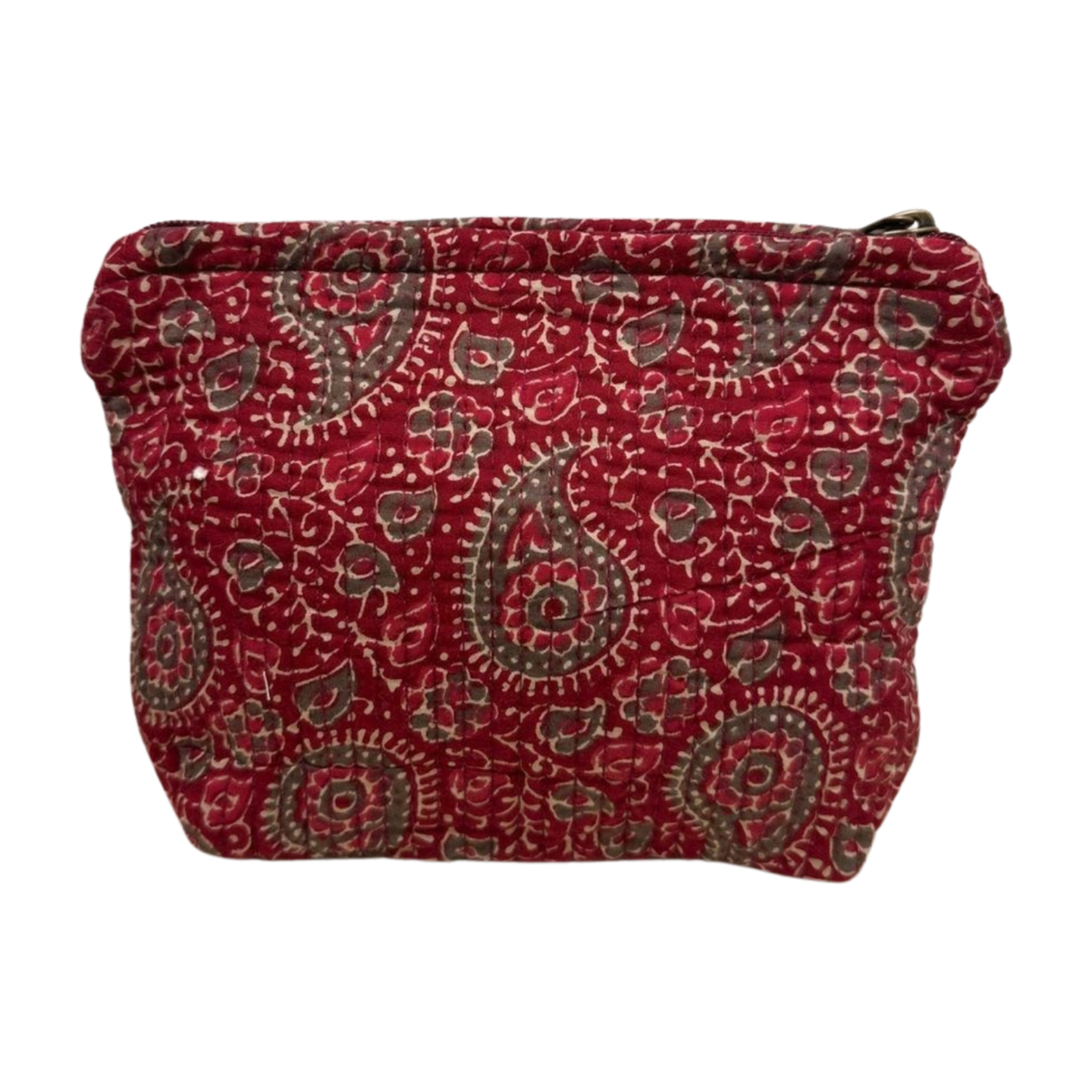 Ethnic trapezoid toiletry bag