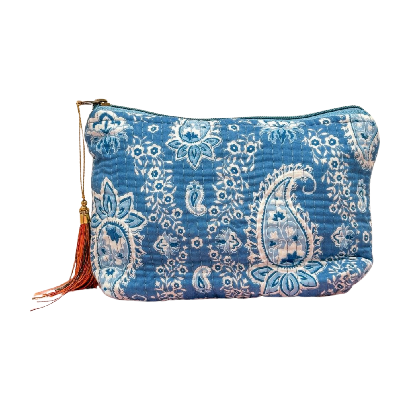 Ethnic trapezoid toiletry bag