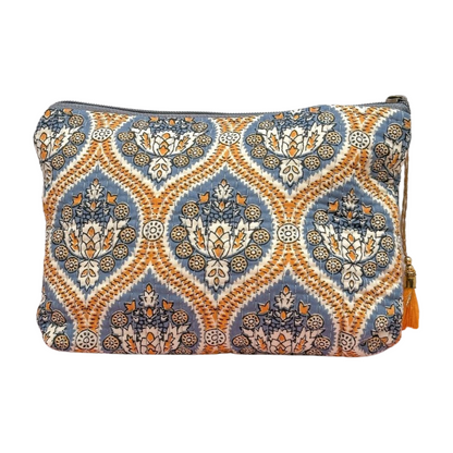 Ethnic trapezoid toiletry bag