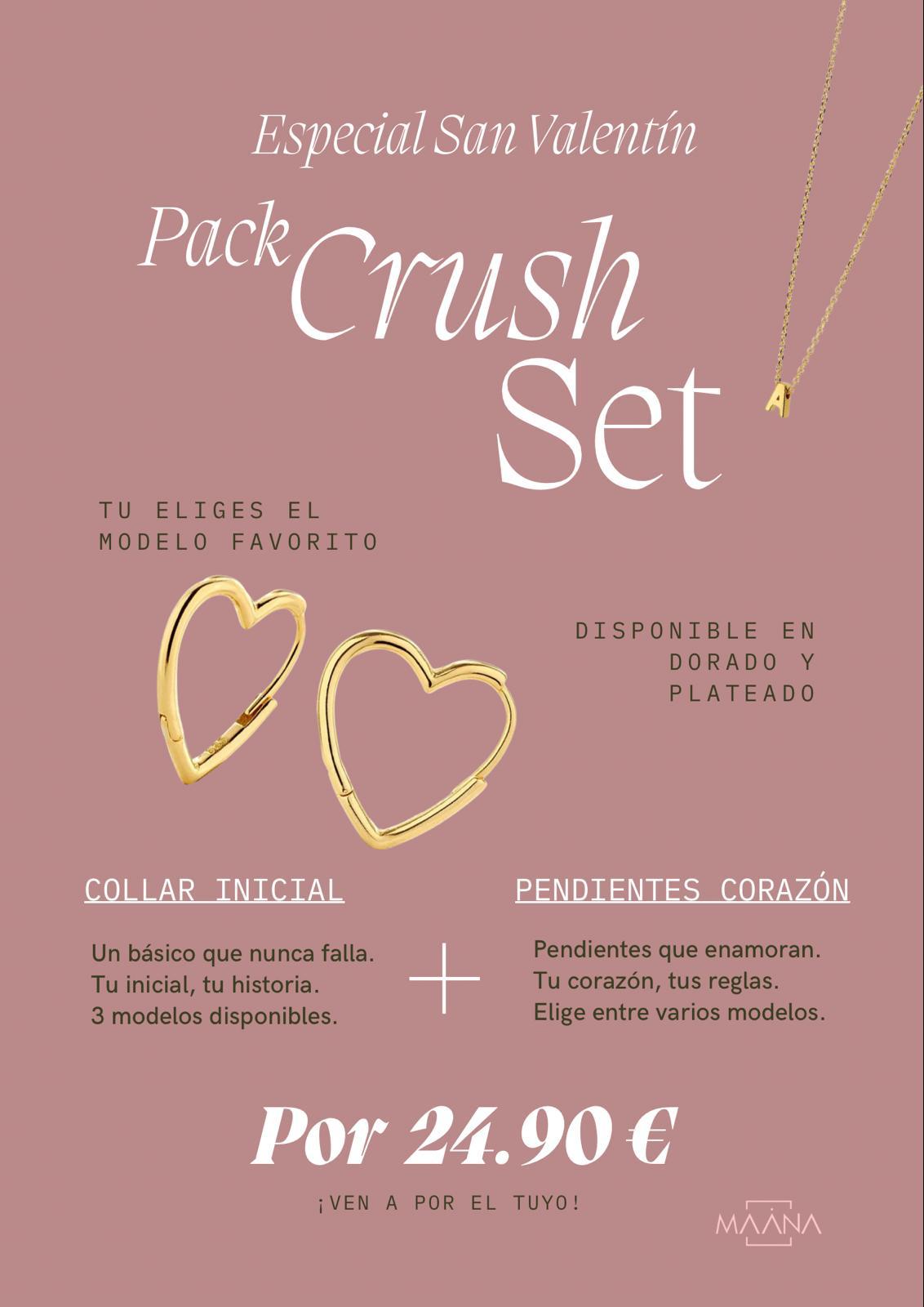 PACK CRUSH SET DORADO