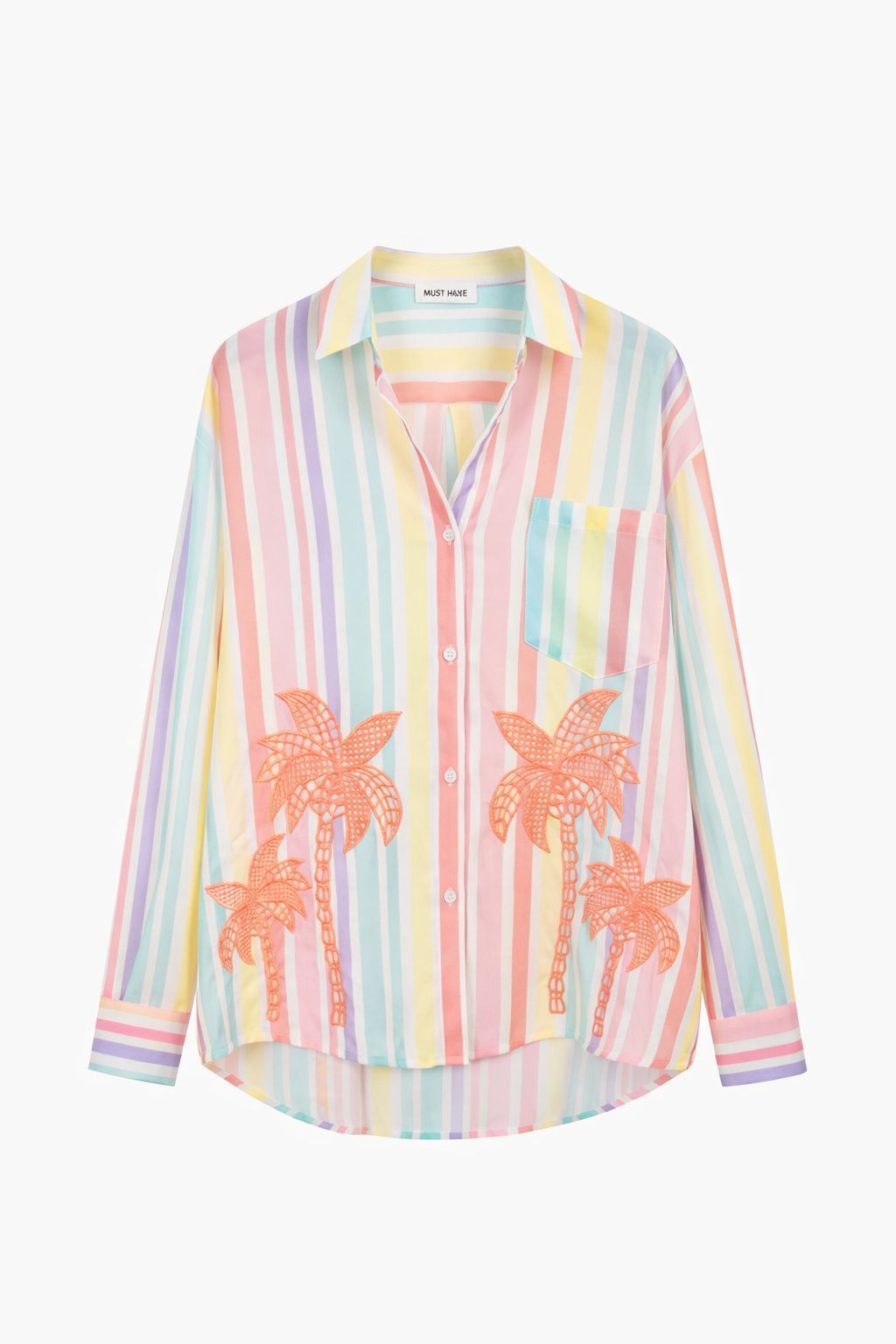 Camisa Palm Rosa