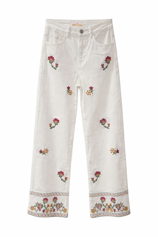Pantalon bordados