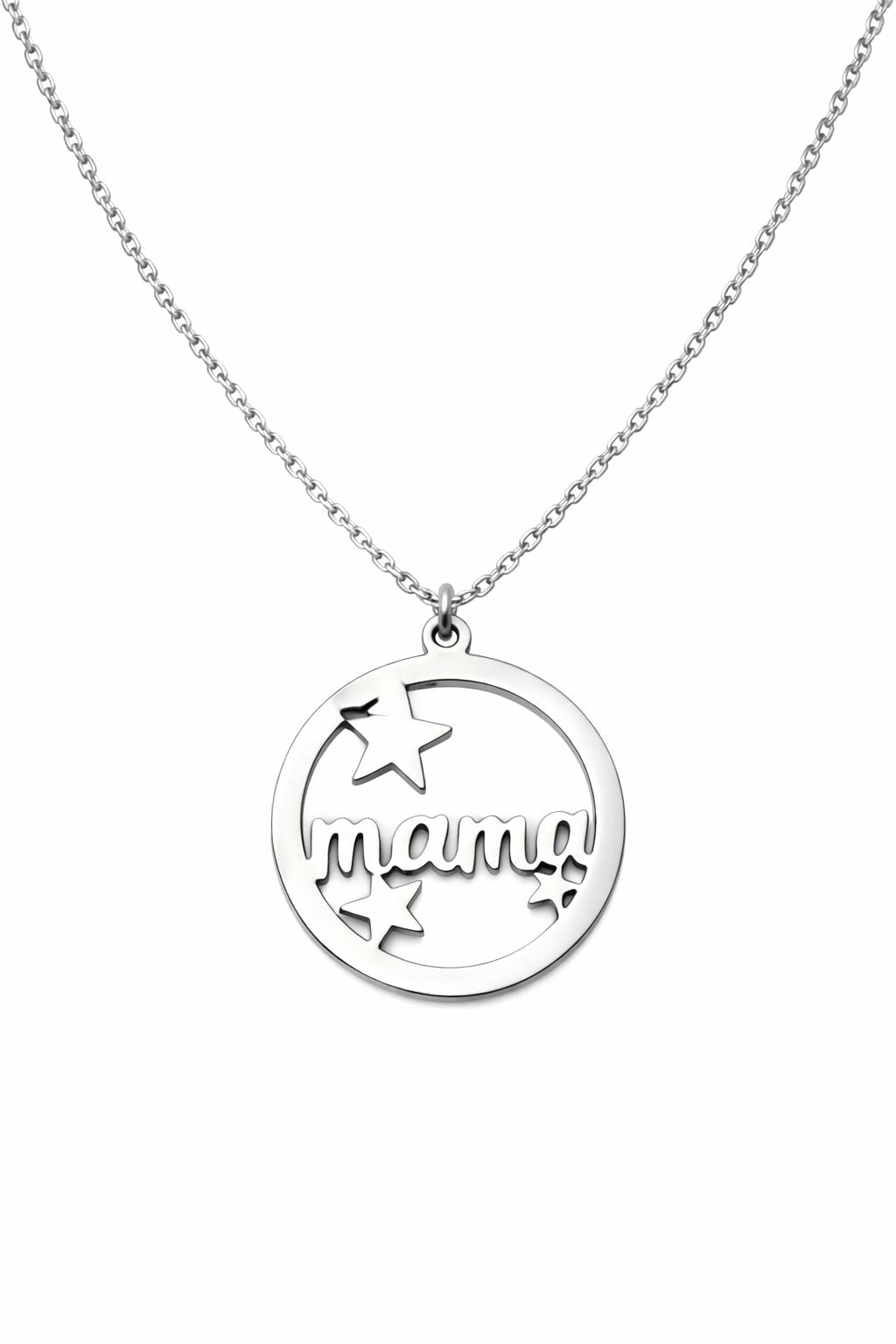 Collar Mamá Star plata