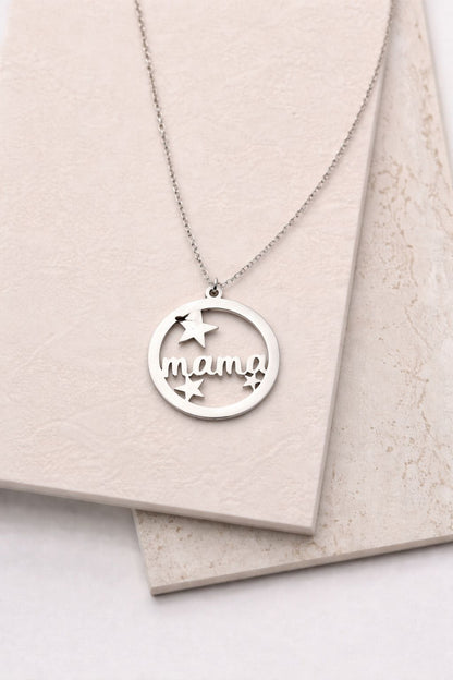 Collar Mamá Star plata