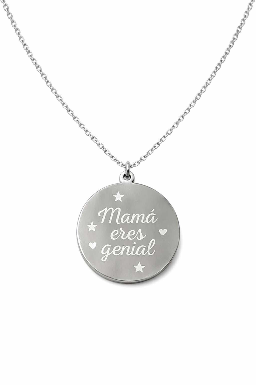 Collar Mamá eres genial PLATA